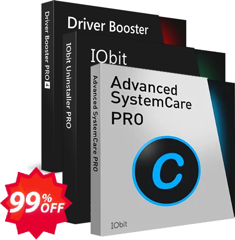 2023 IObit Black Friday Best Value Pack, 3 PCs  Coupon code 99% discount 