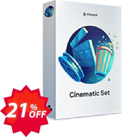 Movavi effect: Cinematic Set, Commercial  Coupon code 21% discount 