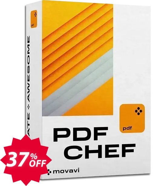 PDFChef by Movavi Lifetime Coupon code 37% discount 