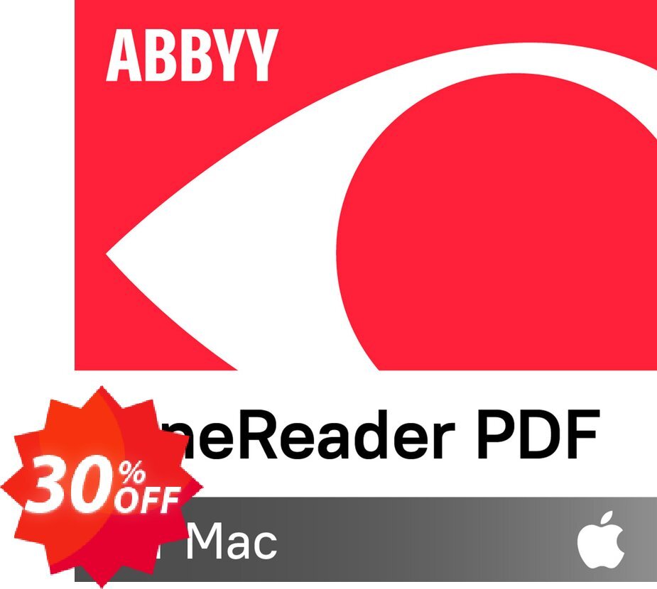 ABBYY FineReader PDF for MAC 3-years Coupon code 30% discount 