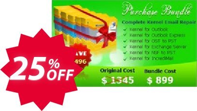 Complete Kernel Email Repair - Corporate Plan Coupon code 25% discount 