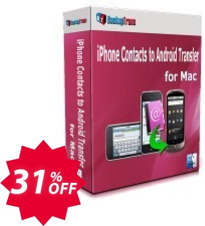 Backuptrans iPhone Contacts Backup & Restore for MAC, Business Edition  Coupon code 31% discount 