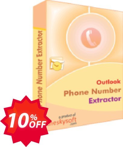 TheSkySoft Outlook Phone Number Extractor Coupon code 10% discount 