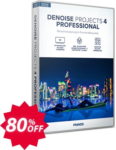 DENOISE projects 4 Pro Coupon code 80% discount 