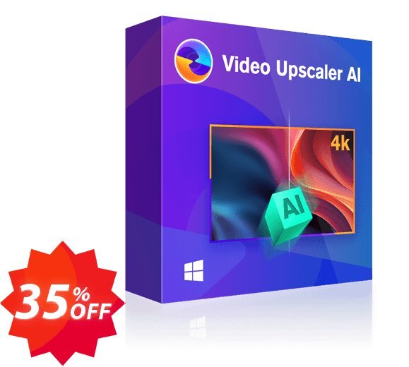 UniFab Video Upscaler AI Lifetime Coupon code 35% discount 