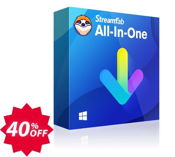 StreamFab All-In-One Coupon code 40% discount 