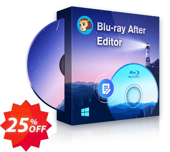 DVDFab Blu-ray After Editor Coupon code 25% discount 