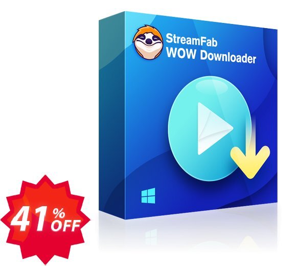 StreamFab WOW Downloader Coupon code 41% discount 