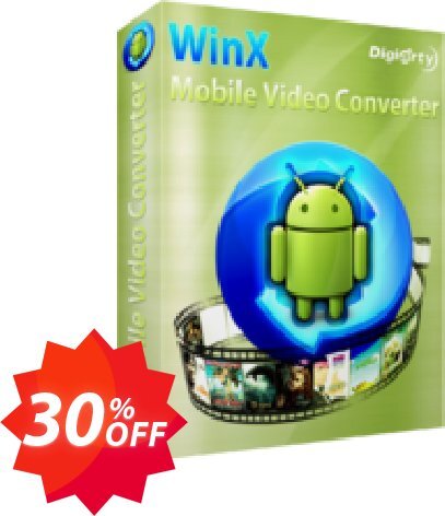 WinX Mobile Video Converter Coupon code 30% discount 