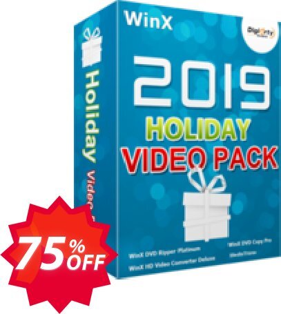 WinX 2019 Holiday Special Pack, for 1 MAC  Coupon code 75% discount 