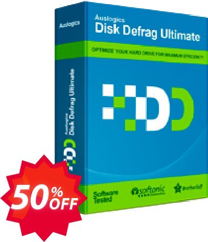 Auslogics Disk Defrag Ultimate Coupon code 50% discount 