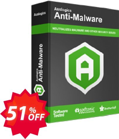 Auslogics Anti-Malware Coupon code 51% discount 