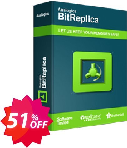 Auslogics BitReplica Coupon code 51% discount 