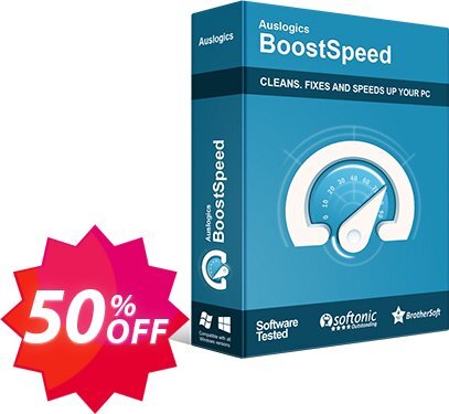 Auslogics BoostSpeed Coupon code 51% discount 