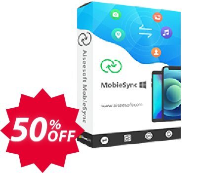 MobieSync for 3PCs Coupon code 50% discount 