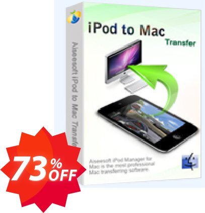 Aiseesoft iPod to MAC Transfer Coupon code 73% discount 