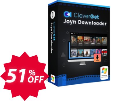 CleverGet Joyn Downloader Coupon code 51% discount 