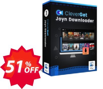 CleverGet Joyn Downloader for MAC Coupon code 51% discount 