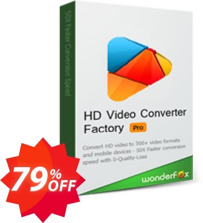 HD Video Converter Factory Pro Coupon code 79% discount 