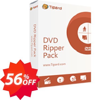 Tipard DVD Ripper Pack Coupon code 56% discount 