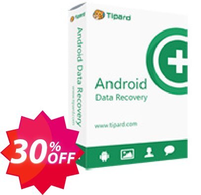 Tipard Android Data Recovery for MAC Coupon code 30% discount 