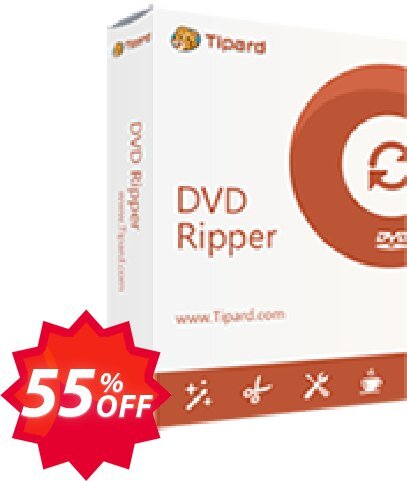Tipard DVD Ripper Coupon code 55% discount 