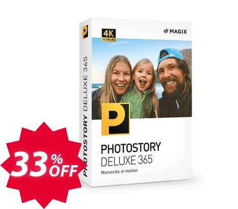 MAGIX Photostory deluxe 365 Coupon code 33% discount 