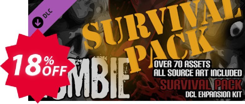 Axis Game Factory's AGFPRO Zombie Survival Pack DLC PC Coupon code 18% discount 