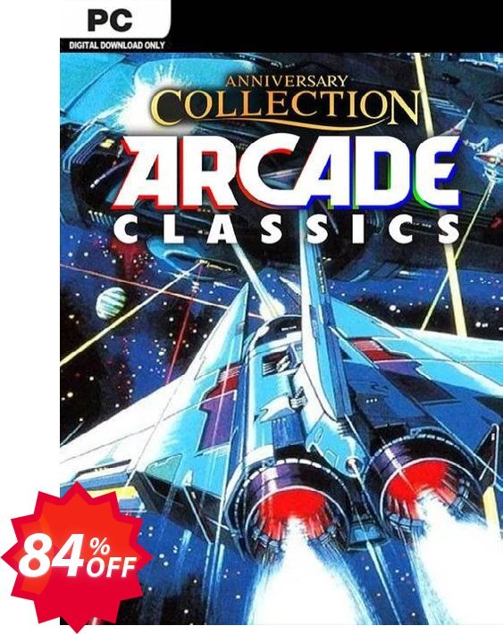 Anniversary Collection Arcade Classics PC Coupon code 84% discount 