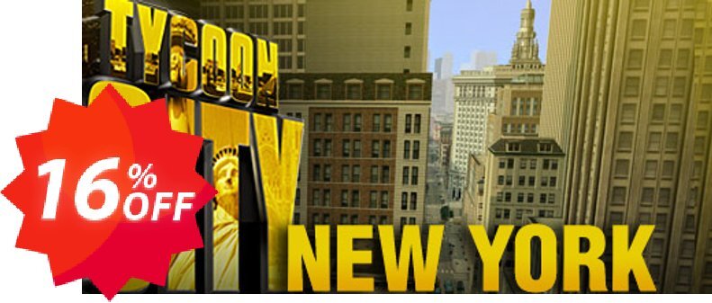 Tycoon City New York PC Coupon code 16% discount 