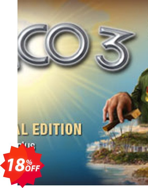 Tropico 3 PC Coupon code 18% discount 