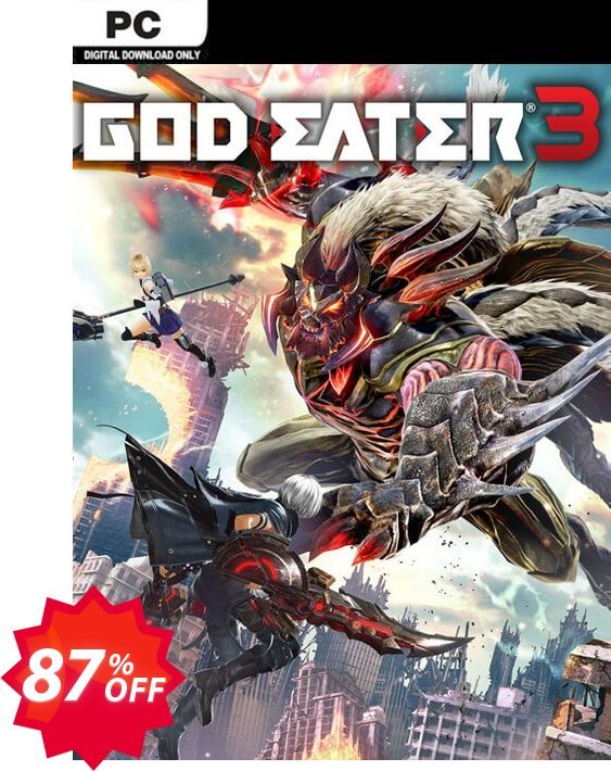 God Eater 3 PC Coupon code 87% discount 