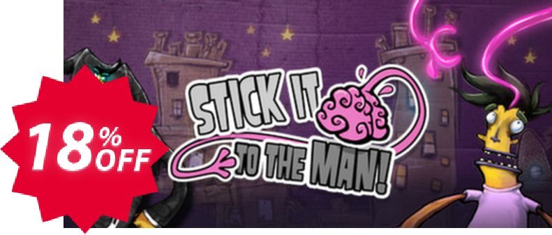 Stick it to The Man! PC Coupon code 18% discount 