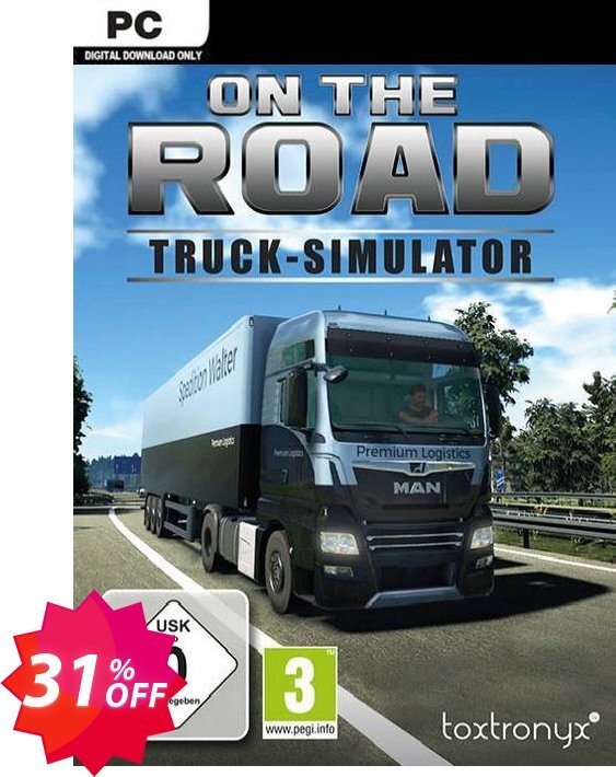 On The Road - Truck Simulator PC Coupon code 31% discount 