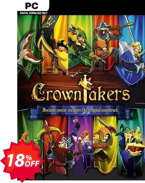 Crowntakers PC Coupon code 18% discount 