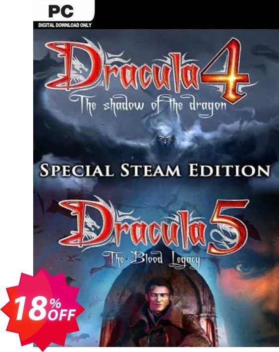 Dracula 4 and 5 Special Steam Edition PC Coupon code 18% discount 