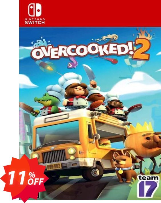 11% OFF Overcooked 2 Switch Coupon Code 