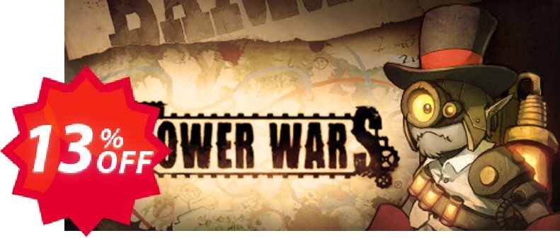 Tower Wars PC Coupon code 13% discount 