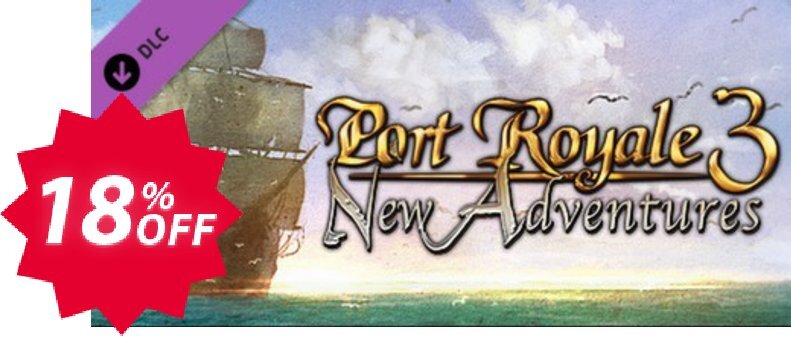 Port Royale 3 New Adventures DLC PC Coupon code 18% discount 