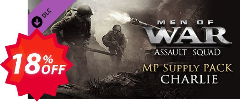 Men of War Assault Squad MP Supply Pack Charlie PC Coupon code 18% discount 