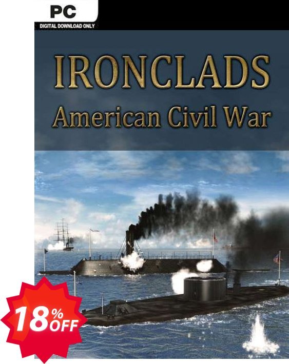 Ironclads American Civil War PC Coupon code 18% discount 