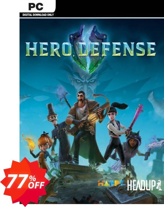 Hero Defense PC Coupon code 77% discount 