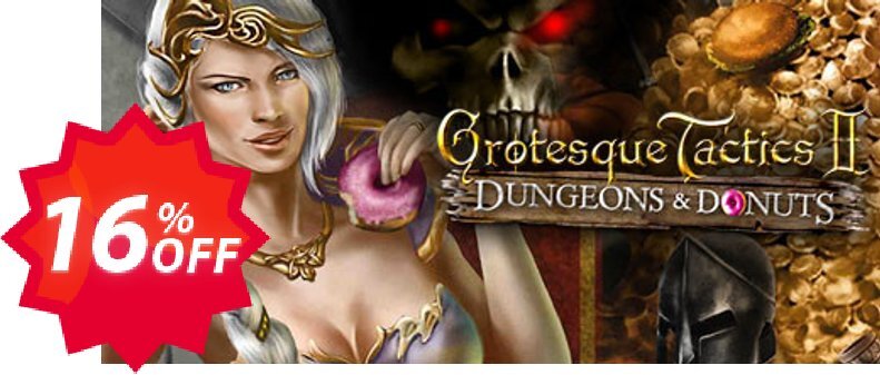 Grotesque Tactics 2 – Dungeons and Donuts PC Coupon code 16% discount 