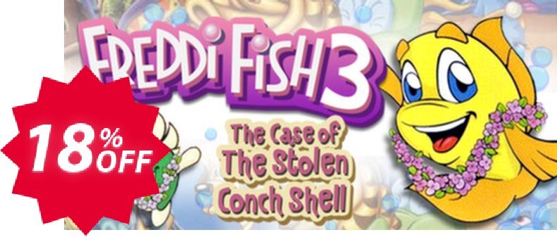 Freddi Fish 3 The Case of the Stolen Conch Shell PC Coupon code 18% discount 