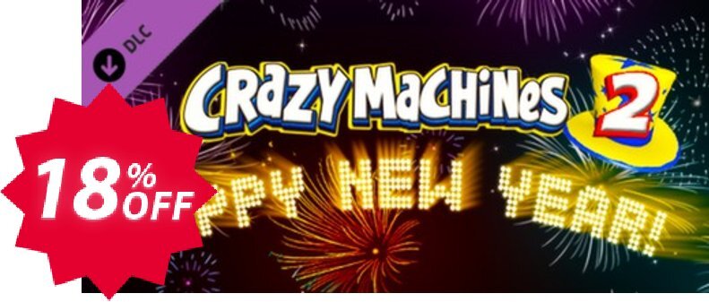 Crazy MAChines 2 Happy New Year DLC PC Coupon code 18% discount 