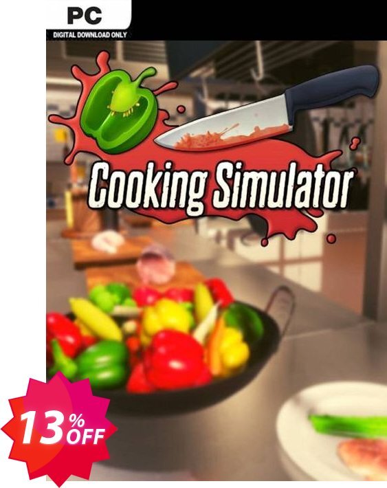 Cooking Simulator PC Coupon code 13% discount 