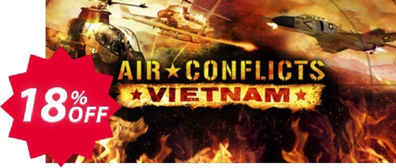 Air Conflicts Vietnam PC Coupon code 18% discount 