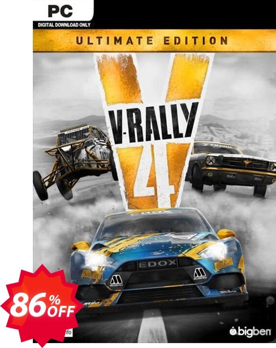 V-Rally 4 Ultimate Edition PC Coupon code 86% discount 