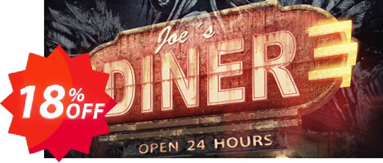 Joe's Diner PC Coupon code 18% discount 