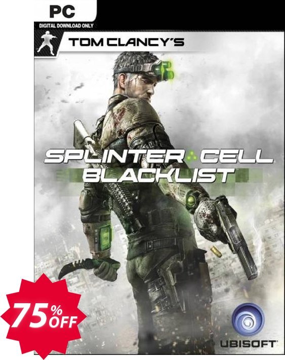 Tom Clancy's Splinter Cell Blacklist PC Coupon code 75% discount 